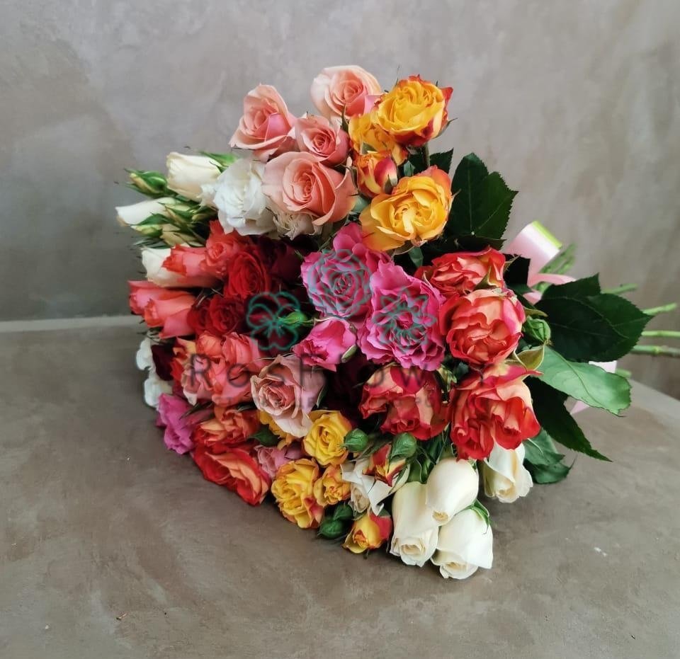 Букет цветов из: Розы в Узловая