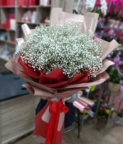 Букет цветов из: Гипсофила в Узловая