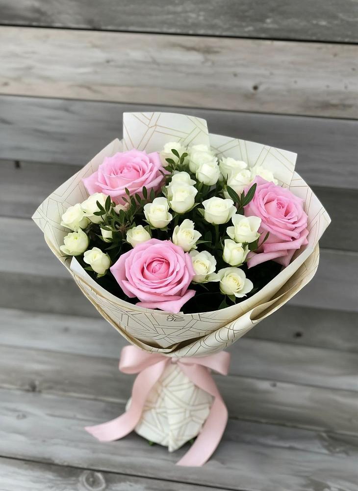 Букет цветов из: Розы в Узловая