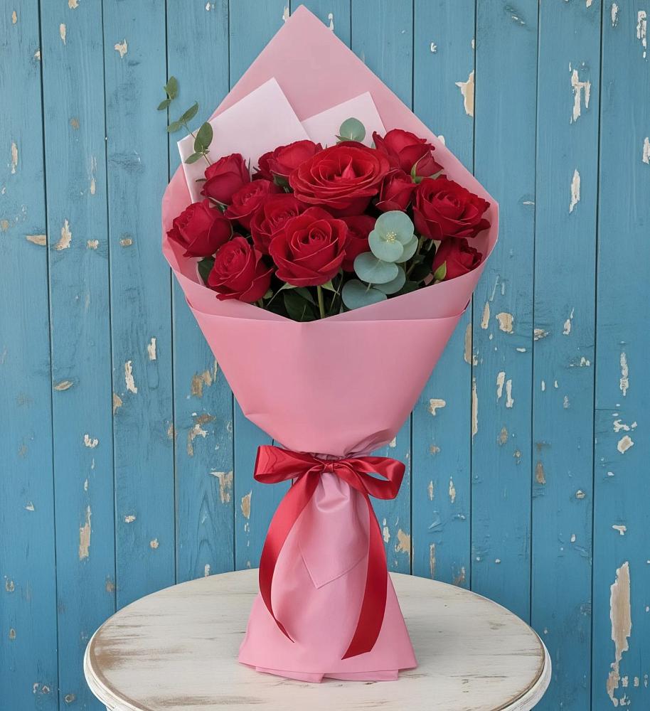 Букет цветов из: Розы в Узловая