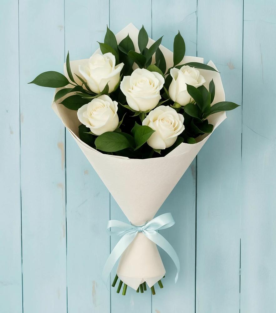 Букет цветов из: Розы в Узловая