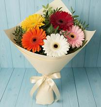 Букет цветов из:  Герберы в Узловая