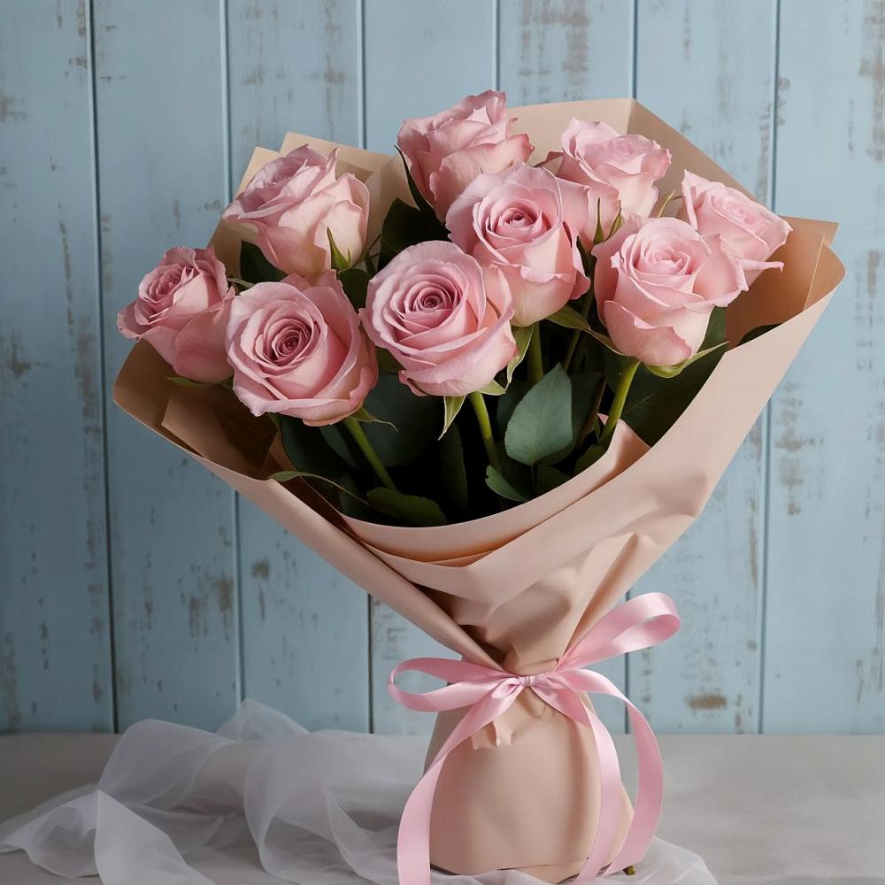 Букет цветов из: Розы в Узловая