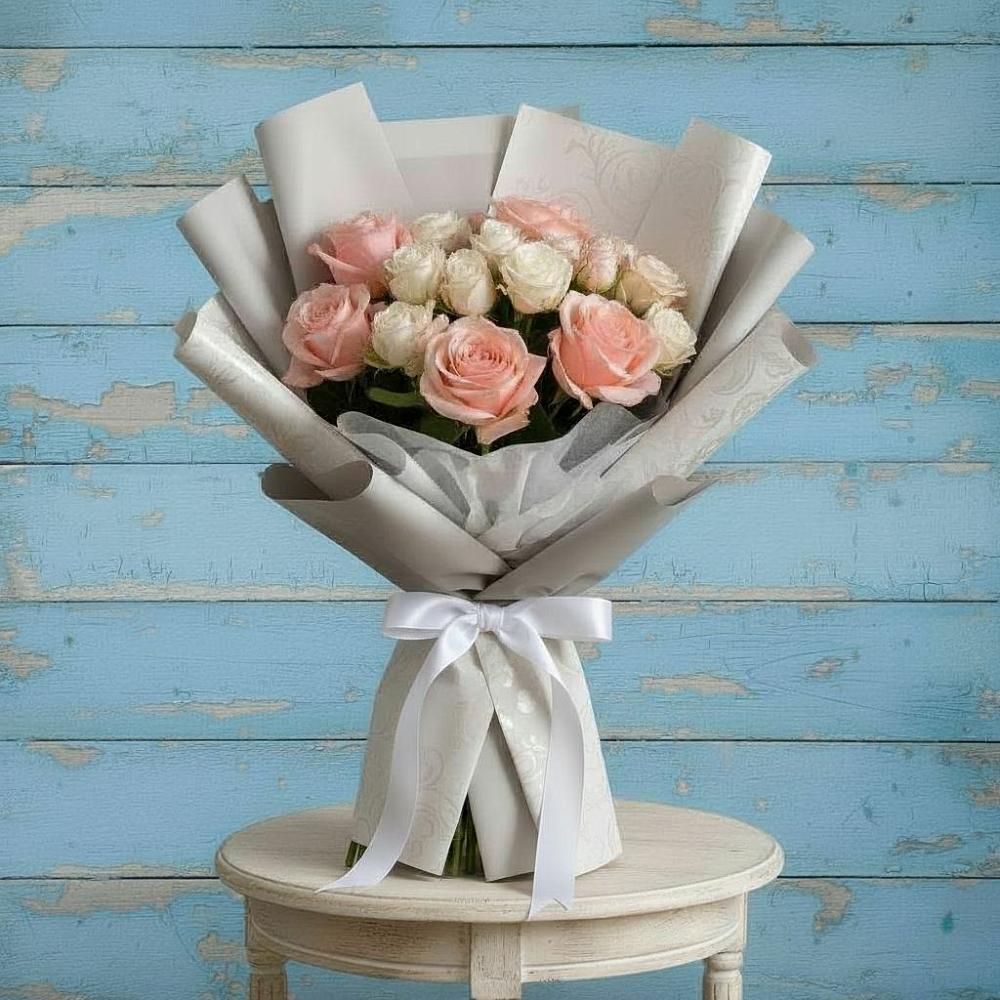 Букет цветов из: Розы в Узловая