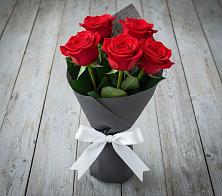 Букет 5 Красных роз Эдлесс Лав #REPLACE_PRED# Узловая