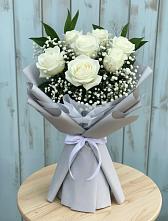 Букет цветов из:  Розы в Узловая