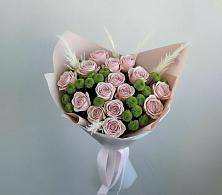 Букет цветов из:  Розы и Хризантемы #REPLACE_PRED# Узловая