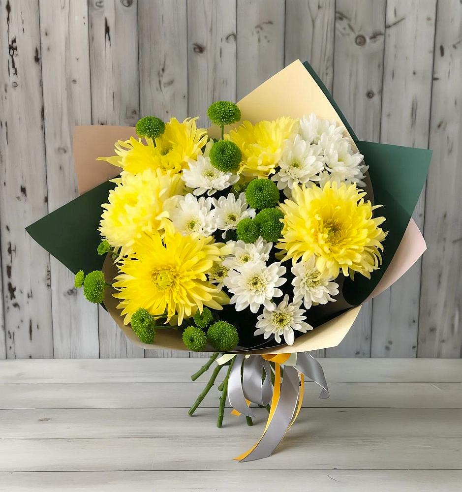 Букет цветов из: Хризантемы в Узловая