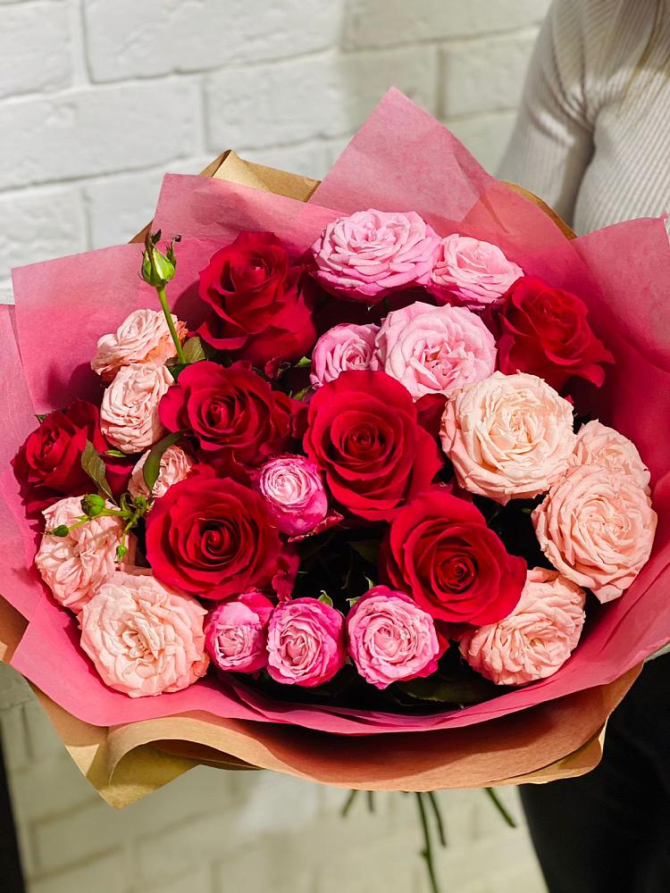 Букет цветов из: Розы в Узловая