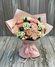 Букет цветов из:  Гвоздики, Розы и Хризантемы #REPLACE_PRED# Узловая