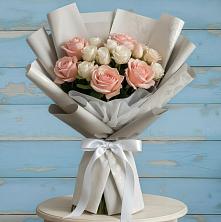 Букет цветов из:  Розы в Узловая
