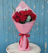 Букет цветов из:  Розы в Узловая