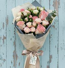 Букет цветов из:  Розы в Узловая