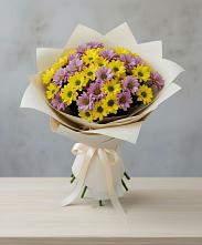 Букет цветов из:  Хризантемы в Узловая