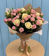 Букет цветов из:  Розы в Узловая