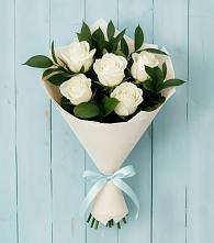 Букет цветов из:  Розы в Узловая