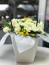 Цветочная композиция из Розы  в Узловая