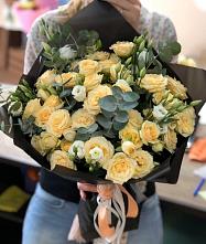 Букет цветов из:  Розы и Лизиантусы #REPLACE_PRED# Узловая