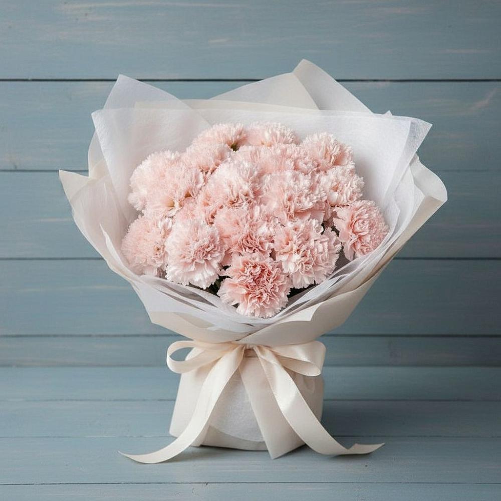 Букет цветов из: Гвоздики в Узловая