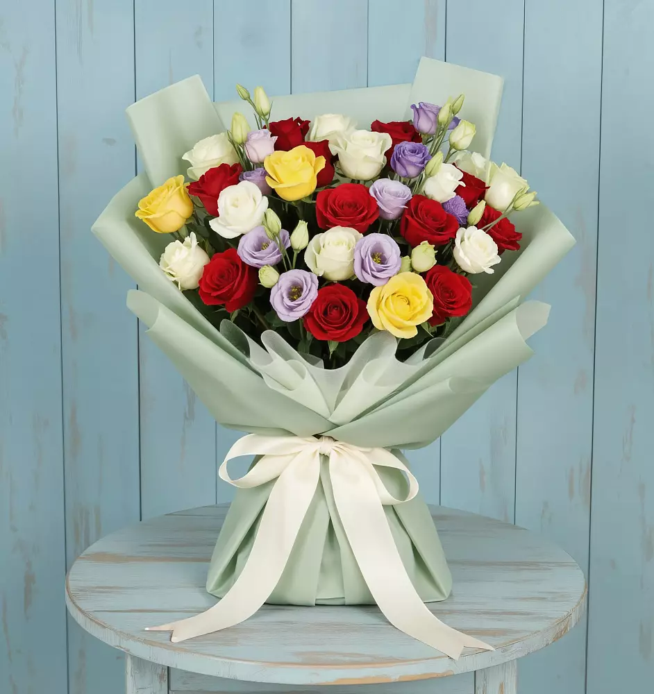 Букет цветов из: Розы в Узловая