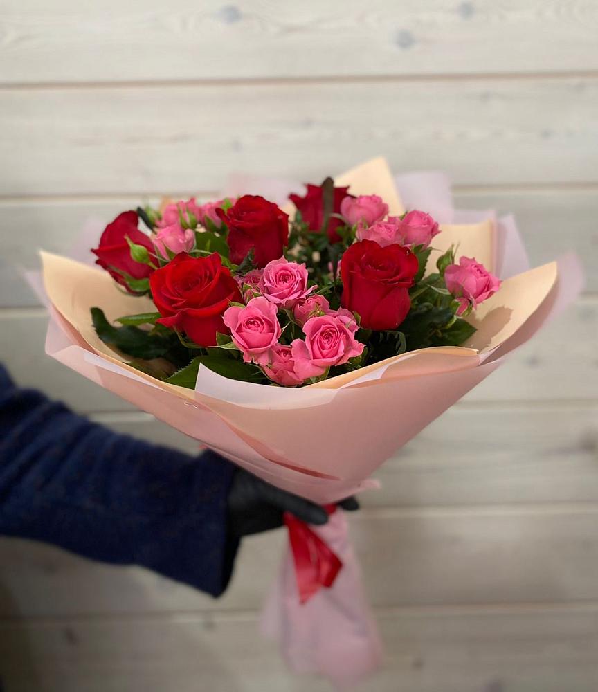Букет цветов из: Розы в Узловая