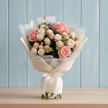 Букет цветов из:  Розы в Узловая