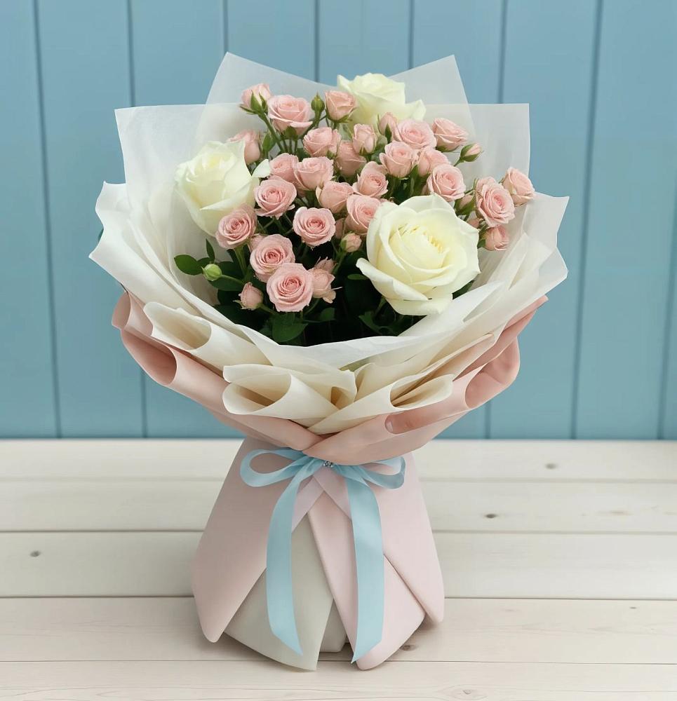 Букет цветов из: Розы в Узловая