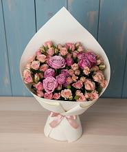 Букет цветов из:  Розы в Узловая