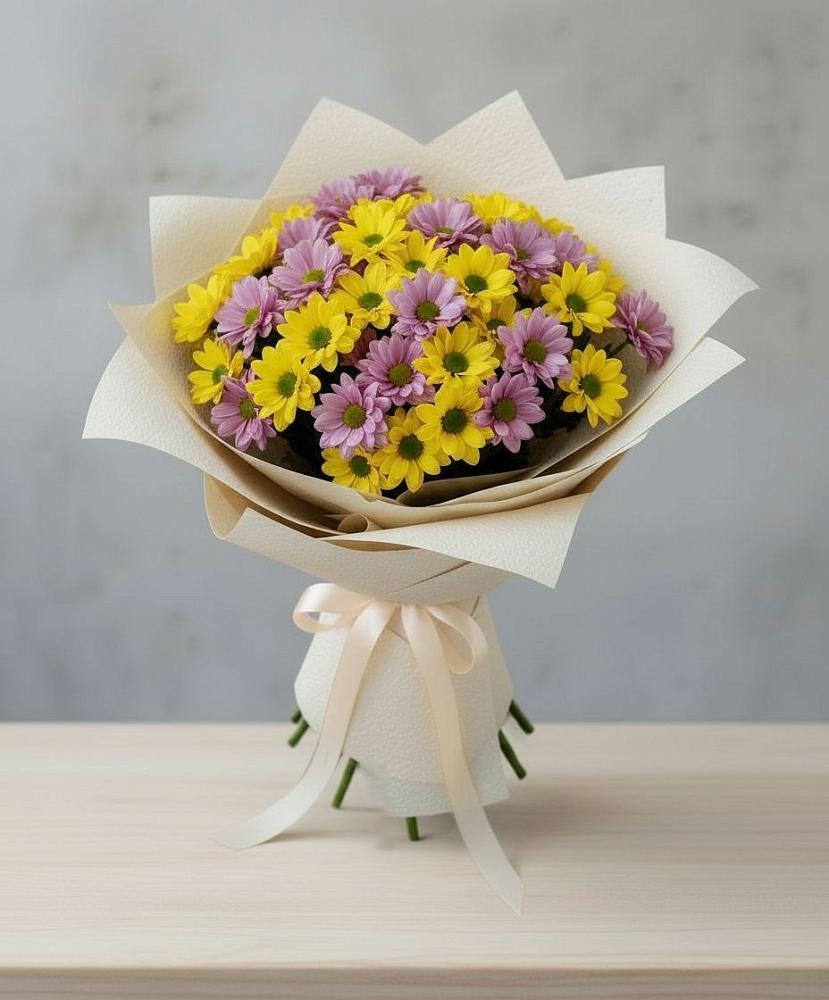 Букет цветов из: Хризантемы в Узловая