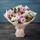 Букет цветов из: Хризантемы, Альстромерии и Розы в Узловая